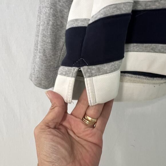 Champion Notre Dame Hoodie Sweatshirt Men's Small Blue Gray Patches - Picture 9 of 13